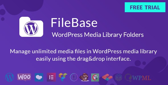 دانلود افزونه وردپرس FileBase - مدیریت رسانه و کتابخانه وردپرس