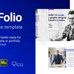 دانلود قالب میوز WowFolio - قالب نمونه کار و سایت شخصی Adobe Muse