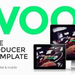 دانلود قالب میوز Zvook - قالب موزیک و سرگرمی Adobe Muse