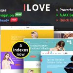دانلود قالب شاپیفای iLove - قالب فروشگاهی خلاقانه و حرفه ای Shopify