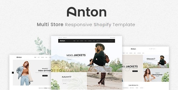 دانلود قالب فروشگاهی Anton - قالب چند منظوره و واکنش گرا شاپیفای