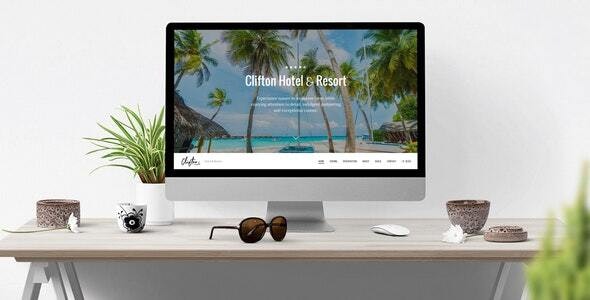 دانلود قالب دروپال Clifton Hotel & Resort - قالب گردشگری و هتل داری