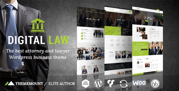دانلود قالب وردپرس Digital Law - پوسته وکالت و مشاور حقوقی وردپرس
