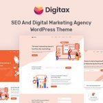 دانلود قالب وردپرس Digitax - پوسته دیجیتال مارکتینگ پیشرفته وردپرس