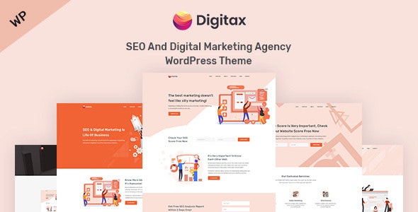 دانلود قالب وردپرس Digitax - پوسته دیجیتال مارکتینگ پیشرفته وردپرس