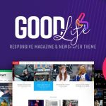 دانلود قالب وردپرس GoodLife - پوسته مجله خبری و وبلاگ وردپرس
