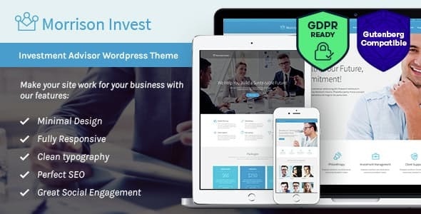 دانلود قالب وردپرس Investments - پوسته کسب و کار و شرکتی وردپرس