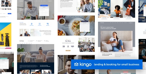 دانلود قالب وردپرس Kingo - پوسته رزرواسیون حرفه ای و واکنش گرا وردپرس
