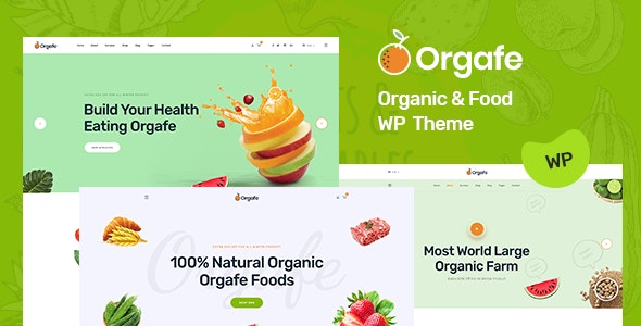 دانلود قالب وردپرس Orgafe - پوسته محصولات ارگانیک و طبیعی وردپرس