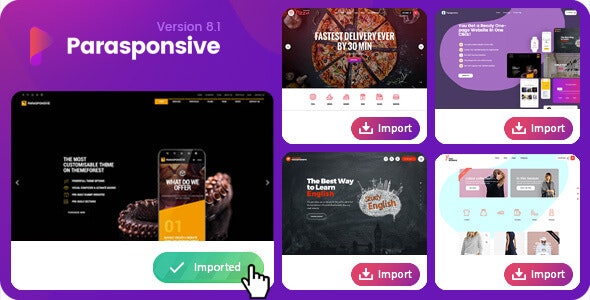 دانلود قالب وردپرس Parasponsive - پوسته تک صفحه ای و فروشگاهی وردپرس