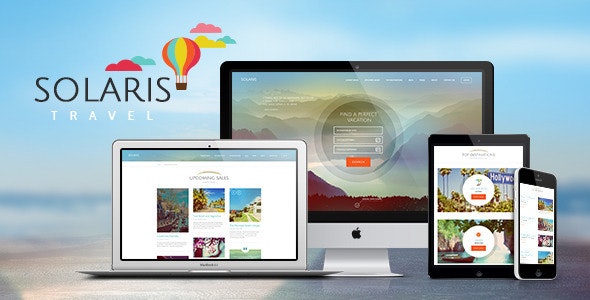 دانلود قالب وردپرس Solaris - پوسته گردشگری و آژانس مسافرتی وردپرس