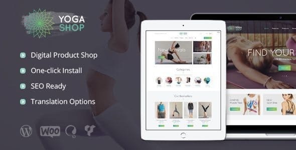دانلود قالب وردپرس Yoga Shop - قالب فروشگاهی و مدرن ووکامرس
