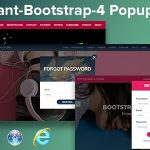 دانلود Elegant-Bootstrap 4 Popup Form - فرم پاپ آپ بوت استرپ 4