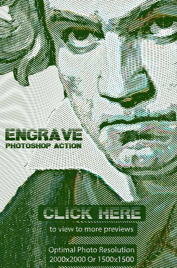 دانلود اکشن فتوشاپ Engrave - اکشن فتوشاپ حرفه ای