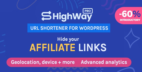 دانلود افزونه وردپرس HighWayPro - کوتاه کننده لینک حرفه ای و پیشرفته وردپرس