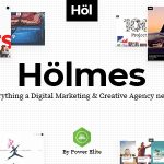 دانلود قالب نمونه کار مدرن وردپرس Weasley دانلود قالب وردپرس Holmes - پوسته خلاقانه، مدرن و حرفه ای وردپرس