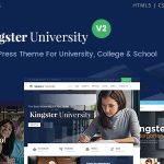 دانلود قالب آموزشی وردپرس Kingster - پوسته دانشگاه و مدرسه وردپرس