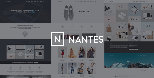 دانلود قالب وردپرس Nantes - پوسته خلاقانه و فروشگاهی ووکامرس