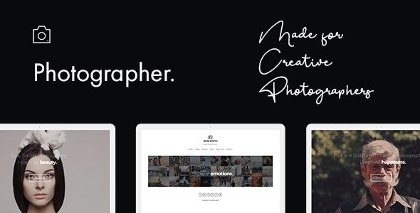 دانلود قالب وردپرس Photographer - پوسته عکاسی و گالری عکس وردپرس