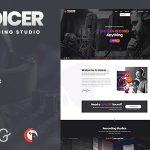 دانلود قالب وردپرس Voicer - پوسته استودیو ضبط و موسیقی وردپرس