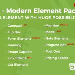 دانلود مجموعه 25 المنت آماده CSS3 حرفه ای ePack
