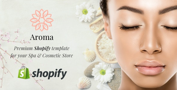 دانلود قالب فروشگاهی Aroma - قالب فروشگاه محصولات آرایشی شاپیفای