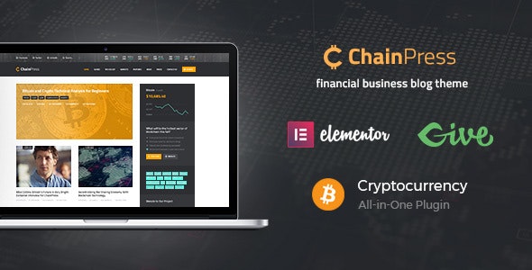 دانلود قالب وردپرس ChainPress - پوسته حسابداری و امور مالی وردپرس