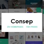 دانلود قالب سایت Consep - قالب چند منظوره و مدرن HTML5
