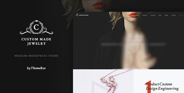 دانلود قالب وردپرس Custom Made - پوسته فروشگاه جواهرات وردپرس