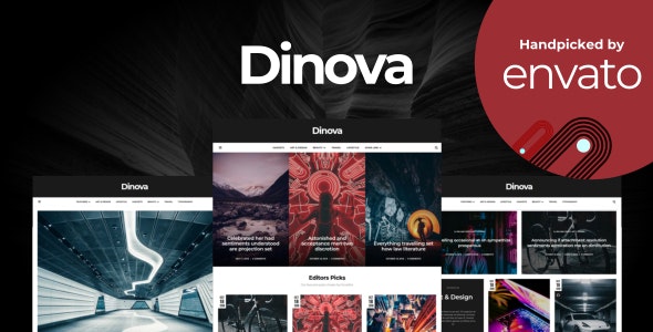 دانلود قالب وردپرس Dinova - پوسته وبلاگ و مجله خبری گوتنبرگ وردپرس