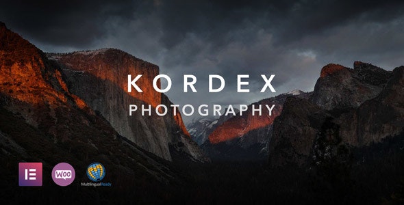دانلود قالب وردپرس Kordex - پوسته فتوگرافی و عکاسی وردپرس