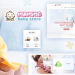 دانلود قالب فروشگاهی Momme - قالب فروشگاه لوازم کودک شاپیفای