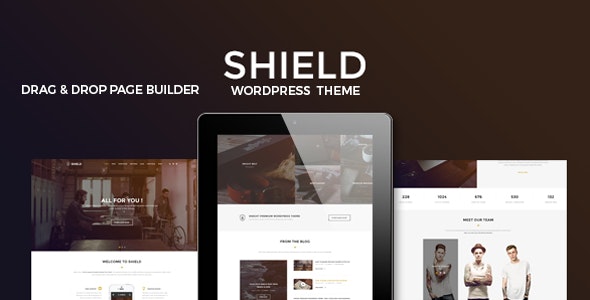 دانلود قالب وردپرس Shield - پوسته نمونه کار حرفه ای و خلاقانه وردپرس