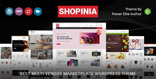 دانلود قالب وردپرس Shopinia - پوسته فروشگاهی چند منظوره و حرفه ای ووکامرس