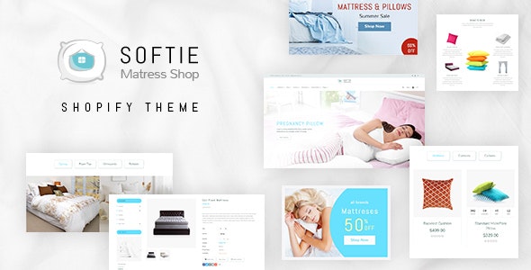 دانلود قالب فروشگاهی Softie - قالب فروشگاهی مدرن و واکنش گرا شاپیفای