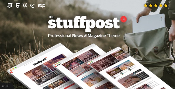 دانلود قالب وردپرس StuffPost - پوسته خبری و مجله آنلاین وردپرس