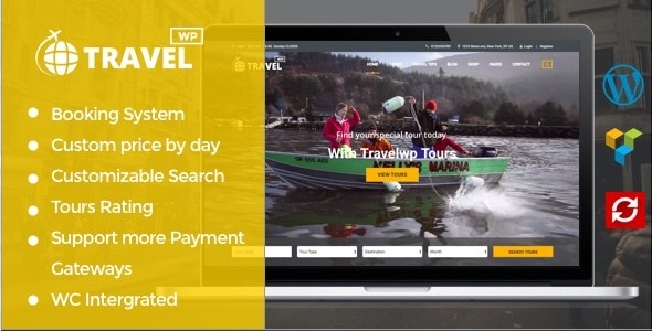 دانلود قالب وردپرس TravelWP - پوسته تور و گردشگری حرفه ای وردپرس