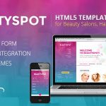 دانلود قالب سایت BeautySpot - قالب سالن زیبایی و آرایشگاه حرفه ای HTML