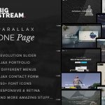 دانلود قالب سایت BigStream - قالب تک صفحه ای و چند منظوره HTML