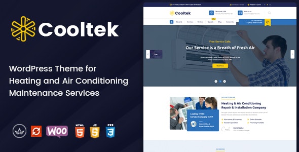 دانلود قالب وردپرس CoolTek - پوسته خدماتی حرفه ای و واکنش گرا وردپرس