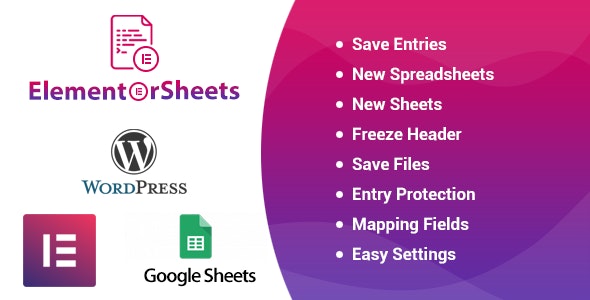 دانلود افزونه وردپرس ElementorSheets - افزودنی صفحه ساز المنتور وردپرس