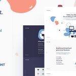 دانلود قالب سایت Ethant Hunt - قالب سایت شخصی و تک صفحه ای HTML