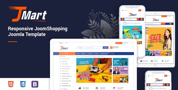دانلود قالب جوملا JMart - قالب فروشگاهی چند منظوره و حرفه ای جوملا