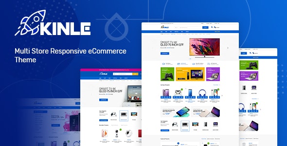 دانلود قالب فروشگاهی Kinle - قالب فروشگاهی محصولات الکترونیکی پرستاشاپ