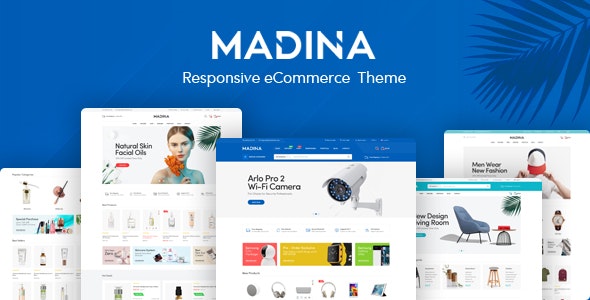 دانلود قالب اپن کارت Madina - قالب فروشگاهی واکنش گرا و چند منظوره Opencart