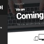 دانلود قالب سایت Mandi - قالب به زودی و Coming Soon حرفه ای HTML