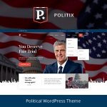 دانلود قالب وردپرس Politix - پوسته کمپین های انتخاباتی و تبلیغاتی وردپرس
