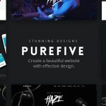 دانلود قالب سایت Purefive - قالب چند منظوره و حرفه ای HTML
