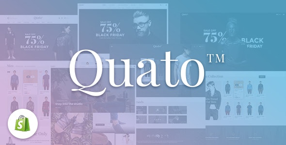 دانلود قالب فروشگاهی Quato - قالب چند منظوره و پیشرفته شاپیفای