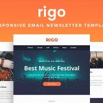 دانلود قالب ایمیل Rigo - قالب خبرنامه و ایمیل حرفه ای و واکنش گرا HTML
